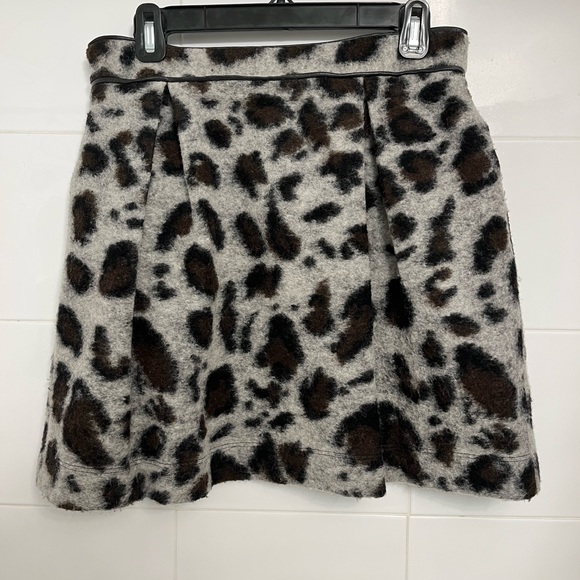 Sea Wool Animal Print Skirt - Picture 6 of 11